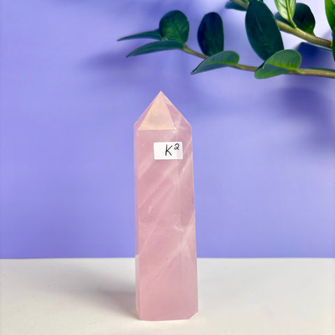 Statement Rose Quartz Tower