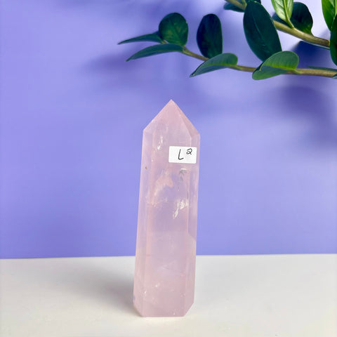 Statement Rose Quartz Tower