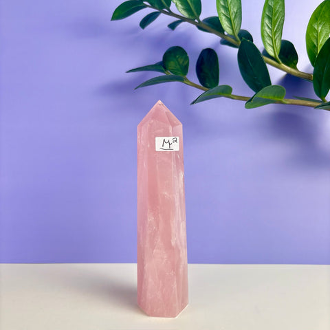 Statement Rose Quartz Tower