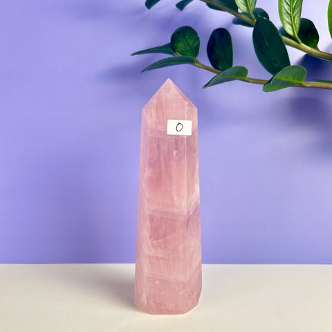 Statement Rose Quartz Tower