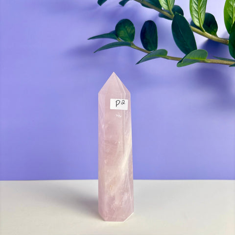 Statement Rose Quartz Tower