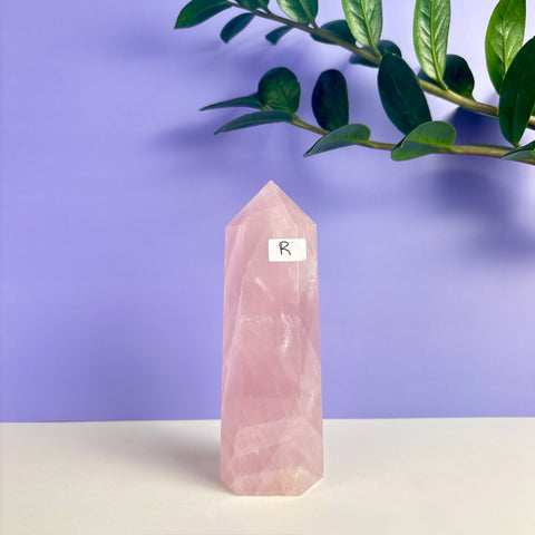 Statement Rose Quartz Tower