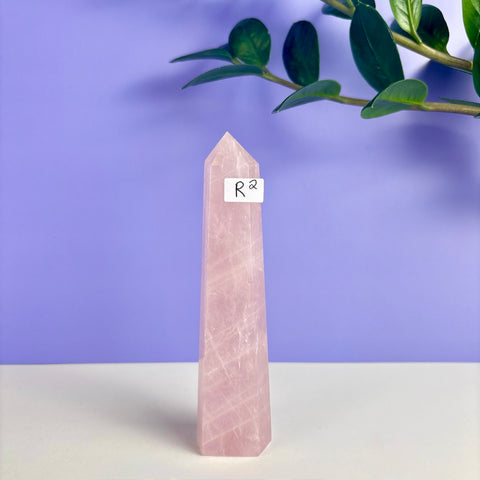 Statement Rose Quartz Tower