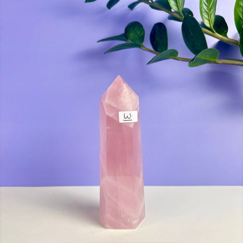 Statement Rose Quartz Tower