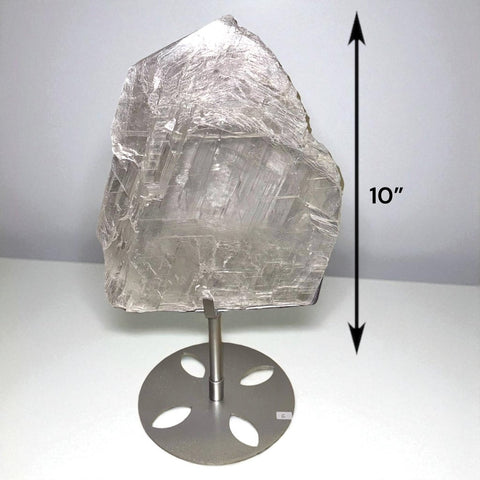 Statement Selenite Slab (W/ Custom Stand) C 1 - Kenna's Crystals from TikTok