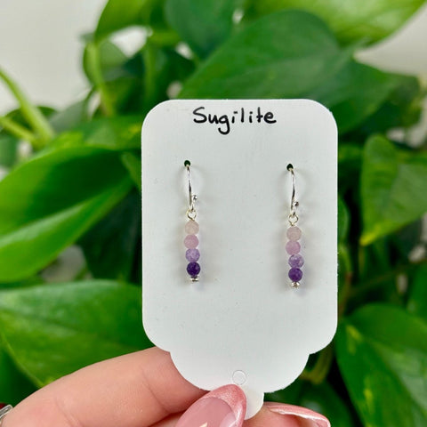 Sugilite Earrings 1 - Kenna's Crystals from TikTok