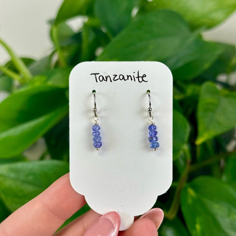 Tanzanite Earrings 1 - Kenna's Crystals from TikTok