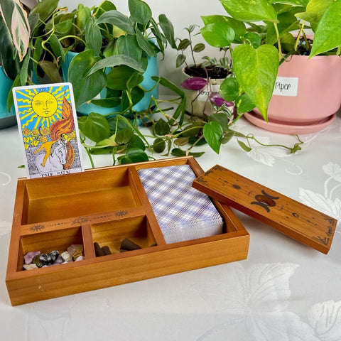 Tarot Card Stand & Storage 1 - Kenna's Crystals from TikTok