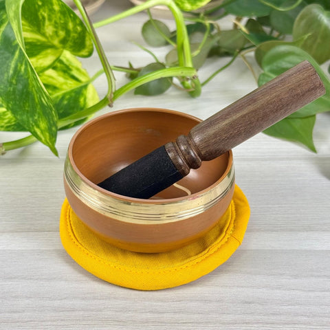 Tibetan Singing Bowl Gold - Sacral 4 - Kenna's Crystals from TikTok