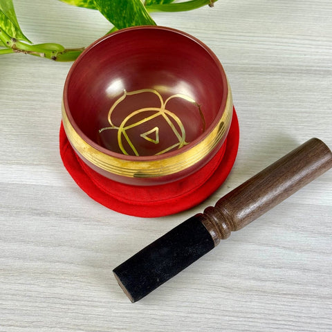 Tibetan Singing Bowl Green - Heart 14 - Kenna's Crystals from TikTok