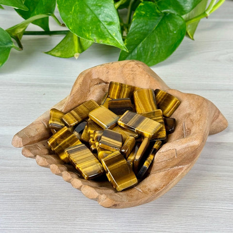 Tiger's Eye Slice 1 - Kenna's Crystals from TikTok