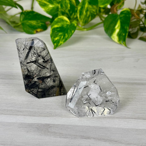 Tourmaline In Quartz Free Form 111 21 - Kenna's Crystals from TikTok