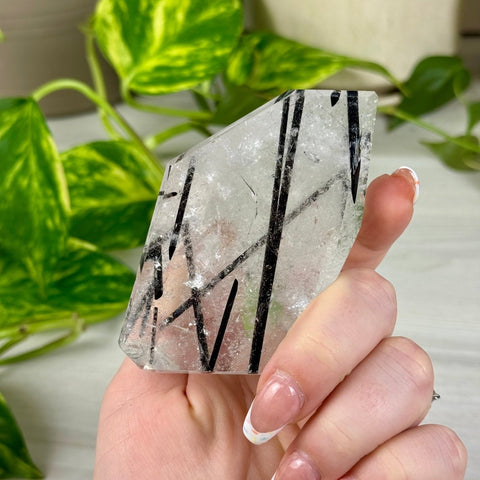 Tourmaline In Quartz Free Form 133 12 - Kenna's Crystals from TikTok