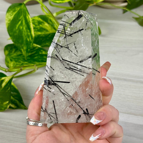 Tourmaline In Quartz Free Form 155 16 - Kenna's Crystals from TikTok