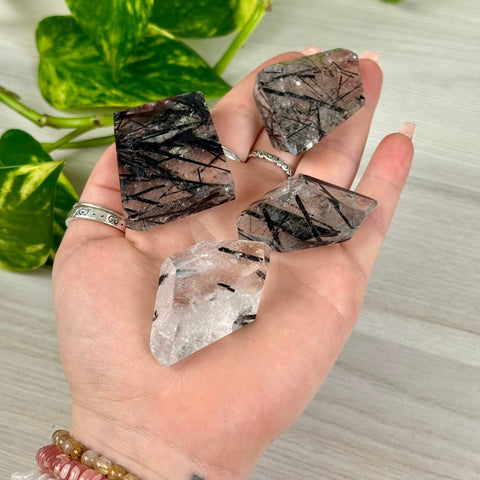 Tourmaline In Quartz Free Form 22 2 - Kenna's Crystals from TikTok