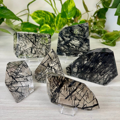 Tourmaline In Quartz Free Form 222 25 - Kenna's Crystals from TikTok