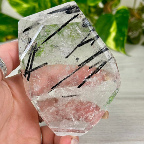 Tourmaline In Quartz Free Form 244 23 - Kenna's Crystals from TikTok