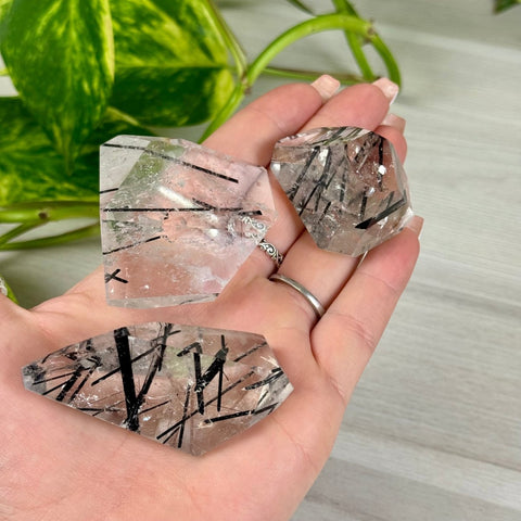 Tourmaline In Quartz Free Form 33 5 - Kenna's Crystals from TikTok