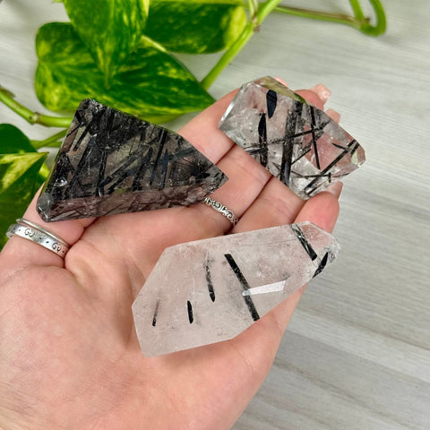 Tourmaline In Quartz Free Form 44 4 - Kenna's Crystals from TikTok