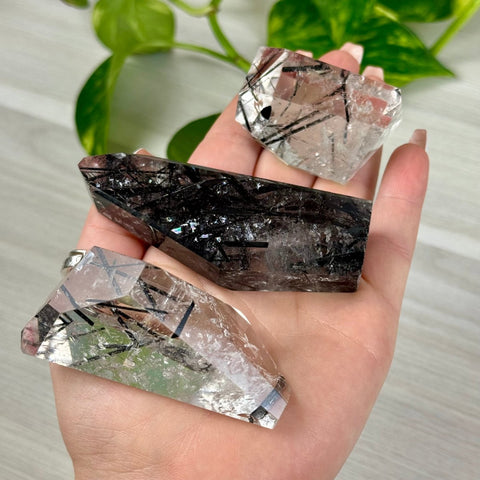 Tourmaline In Quartz Free Form 55 7 - Kenna's Crystals from TikTok