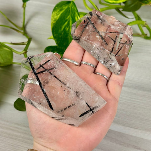 Tourmaline In Quartz Free Form 77 9 - Kenna's Crystals from TikTok
