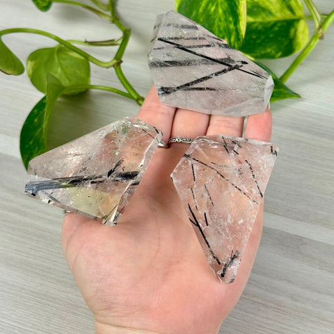 Tourmaline In Quartz Free Form 77 7 - Kenna's Crystals from TikTok