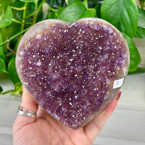 Uruguayan Amethyst Heart D 4 - Kenna's Crystals from TikTok