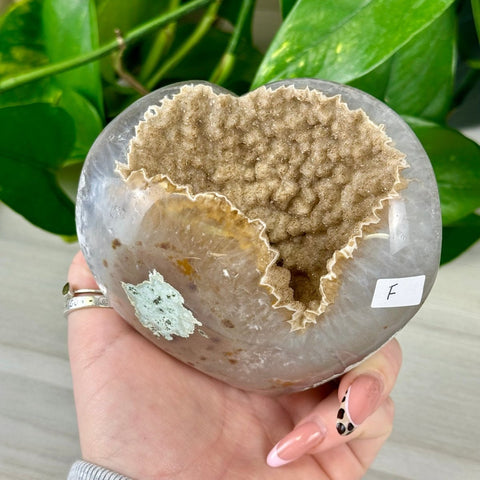 Uruguayan Amethyst Heart F 6 - Kenna's Crystals from TikTok