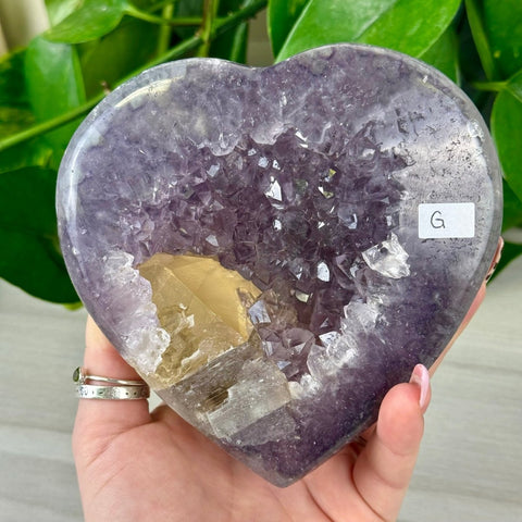 Uruguayan Amethyst Heart G 7 - Kenna's Crystals from TikTok