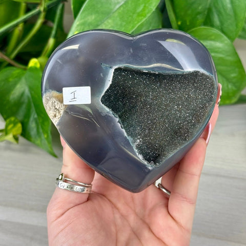 Uruguayan Amethyst Heart I 9 - Kenna's Crystals from TikTok