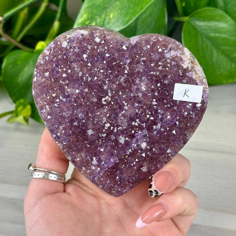 Uruguayan Amethyst Heart K 11 - Kenna's Crystals from TikTok