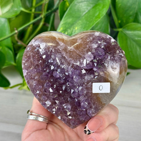Uruguayan Amethyst Heart O 15 - Kenna's Crystals from TikTok