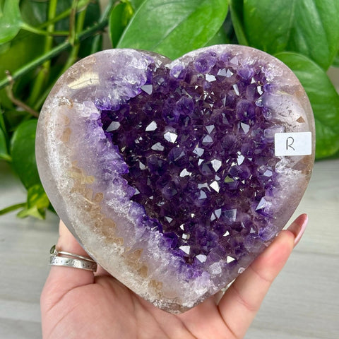 Uruguayan Amethyst Heart R 18 - Kenna's Crystals from TikTok
