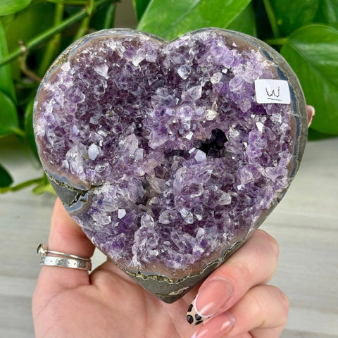 Uruguayan Amethyst Heart W 23 - Kenna's Crystals from TikTok