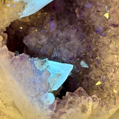 Uruguayan Amethyst with Calcite Bridge 7 - Kenna's Crystals from TikTok