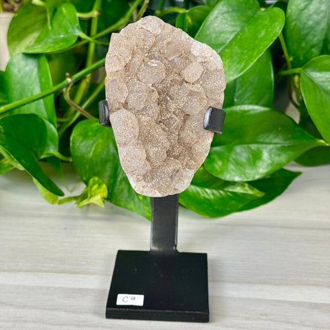 Uruguayan Amethyst with Custom Stand C2 29 - Kenna's Crystals from TikTok