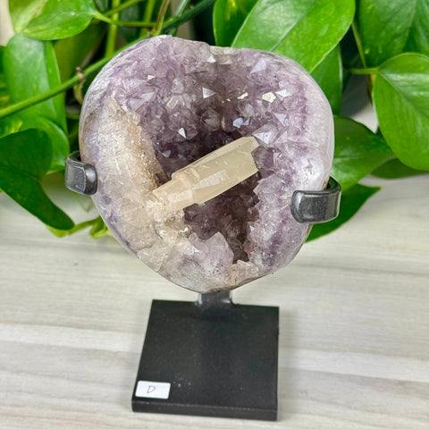 Uruguayan Amethyst with Custom Stand D 4 - Kenna's Crystals from TikTok