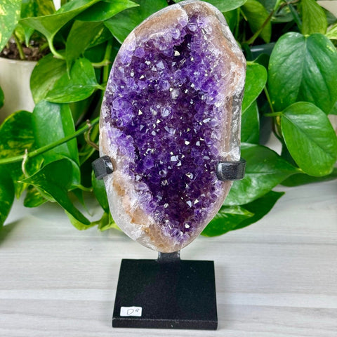 Uruguayan Amethyst with Custom Stand D2 30 - Kenna's Crystals from TikTok