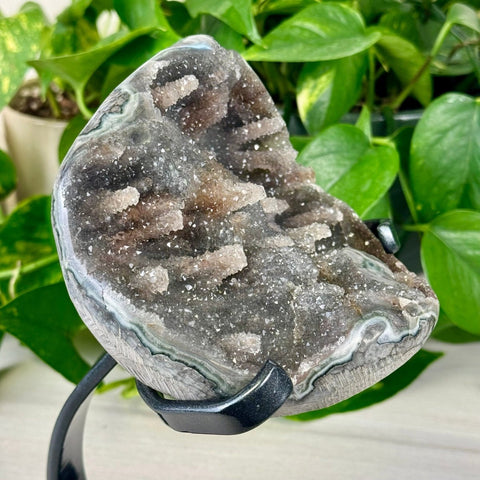 Uruguayan Amethyst with Custom Stand E2 43 - Kenna's Crystals from TikTok