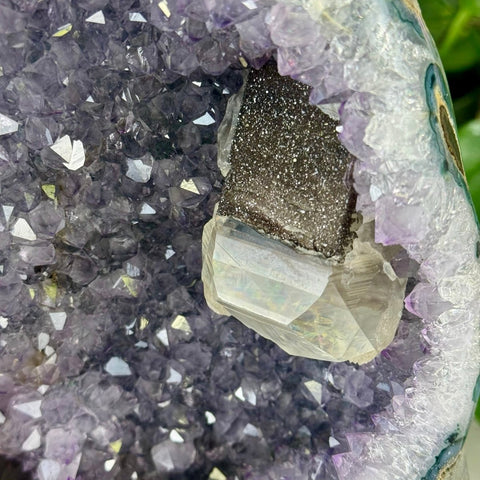 Uruguayan Amethyst with Custom Stand E2 40 - Kenna's Crystals from TikTok