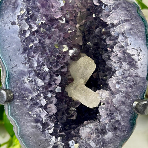 Uruguayan Amethyst with Custom Stand E2 37 - Kenna's Crystals from TikTok