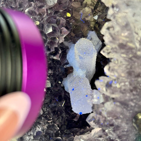 Uruguayan Amethyst with Custom Stand E2 38 - Kenna's Crystals from TikTok