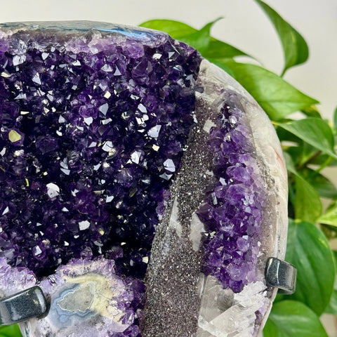 Uruguayan Amethyst with Custom Stand E2 35 - Kenna's Crystals from TikTok