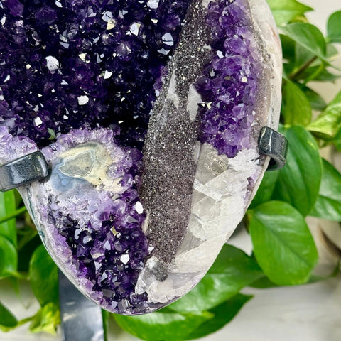 Uruguayan Amethyst with Custom Stand E2 34 - Kenna's Crystals from TikTok