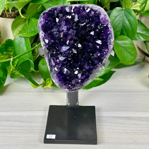 Uruguayan Amethyst with Custom Stand M 13 - Kenna's Crystals from TikTok