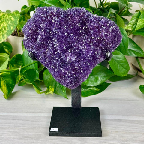 Uruguayan Amethyst with Custom Stand N 14 - Kenna's Crystals from TikTok