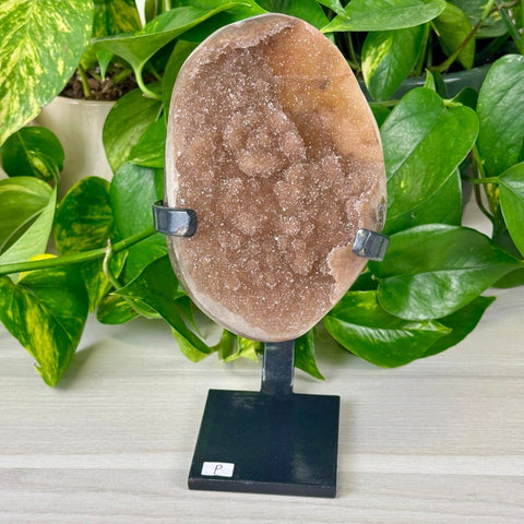 Uruguayan Amethyst with Custom Stand P 16 - Kenna's Crystals from TikTok