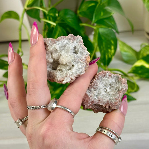 Watermelon Calcite (UV Reactive) 55 2 - Kenna's Crystals from TikTok