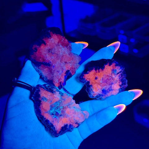 Watermelon Calcite (UV Reactive) 77 7 - Kenna's Crystals from TikTok