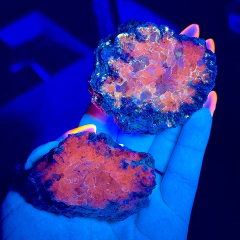 Watermelon Calcite (UV Reactive) 88 9 - Kenna's Crystals from TikTok